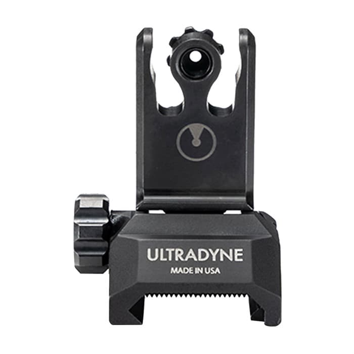 Ultradyne C2 Folding Rear Sight for Rifles with LowProfile Folding Design