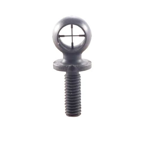 KNS Precision AR15 Crosshairs Duplex Hooded Front Sight Brass
