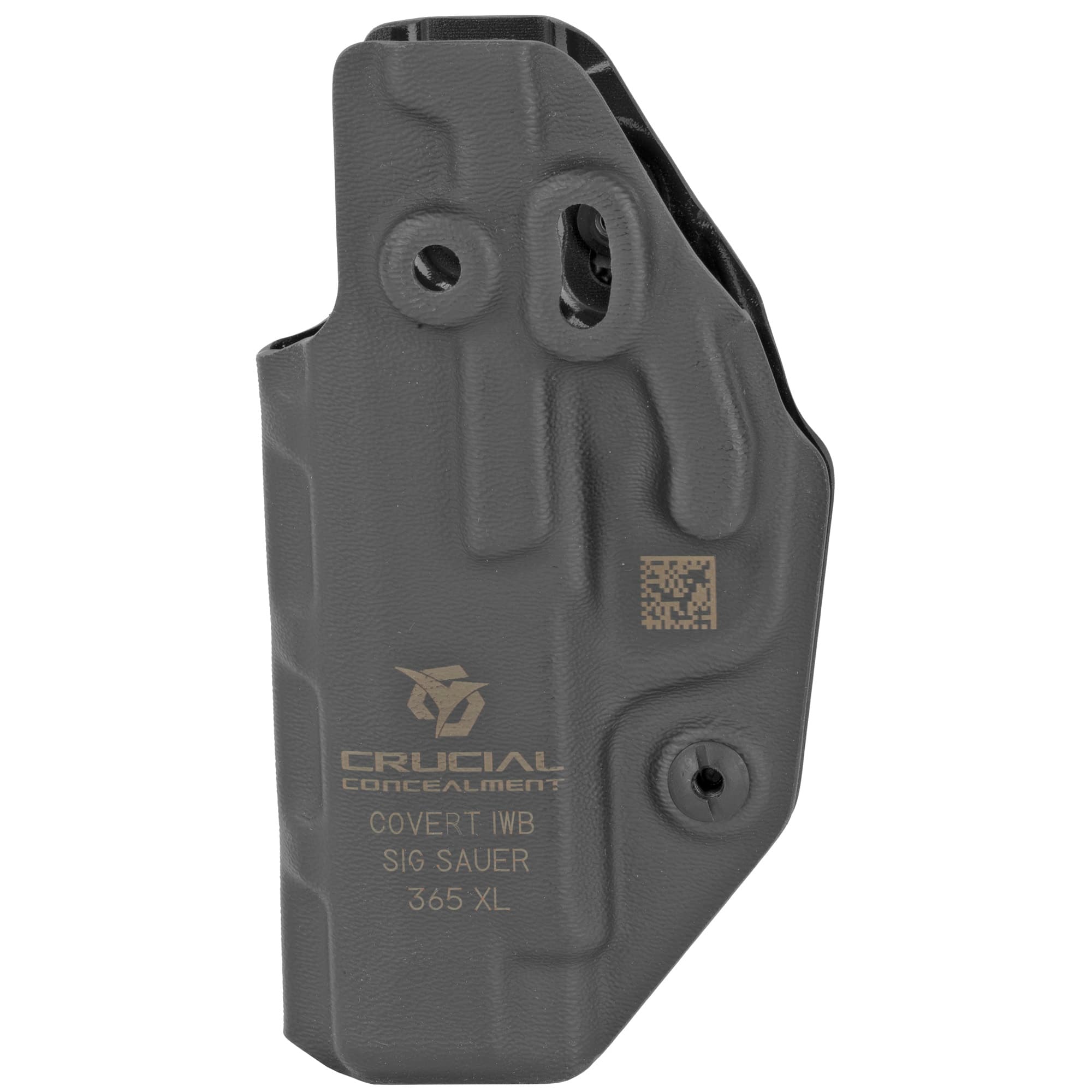 Crucial Concealment Covert IWB Holster for Sig Sauer P365 XL Black Ambi