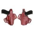 Tagua Gunleather Thumb Break Belt Holster for Glock 19/23/32/38 Brown Right Hand
