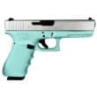 Glock G17 Gen 3 9mm Luger 4.49in 17rd Robin's Egg Blue Frame Crushed Silver Slide