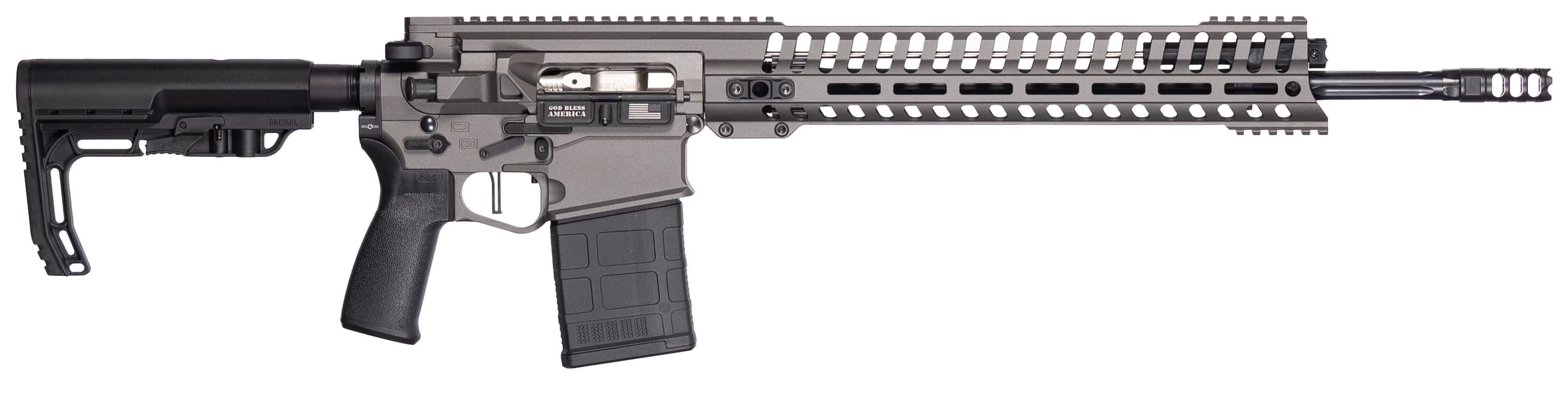 Patriot Ordnance Factory Revolution 7.62x51mm NATO 18.5in 1:10 Tungsten Finish