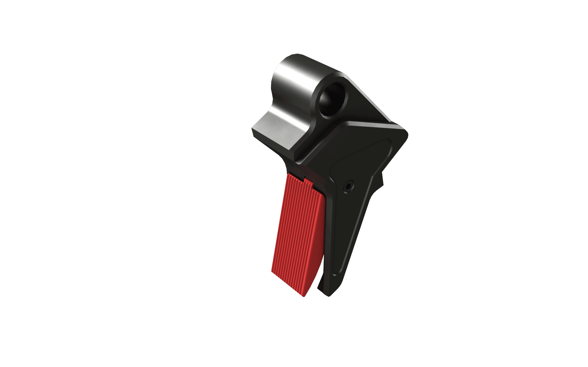 Compact Size Pistol Aluminum Flat Trigger Assembly