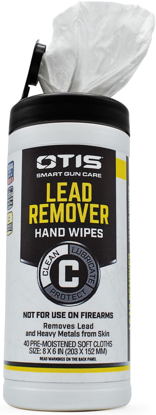 Otis FG40CLRW Lead Cleaning Hand Wipes Cleans Lead & Metals from Skin 40 Count Can
