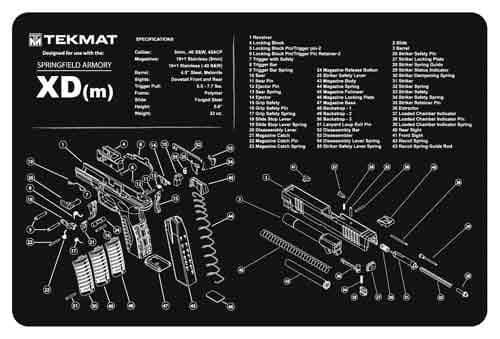 TEKMAT ARMORERS BENCH MAT - 17-XDM