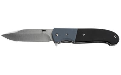 CRKT 6880 Ignitor 3.48" Folding Drop Point Plain Satin 8Cr13MoV SS Blade/ Blue/Black G10 Handle Includes Pocket Clip