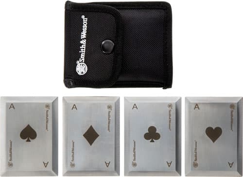 S&W BULLSEYE THROWING CARDS
