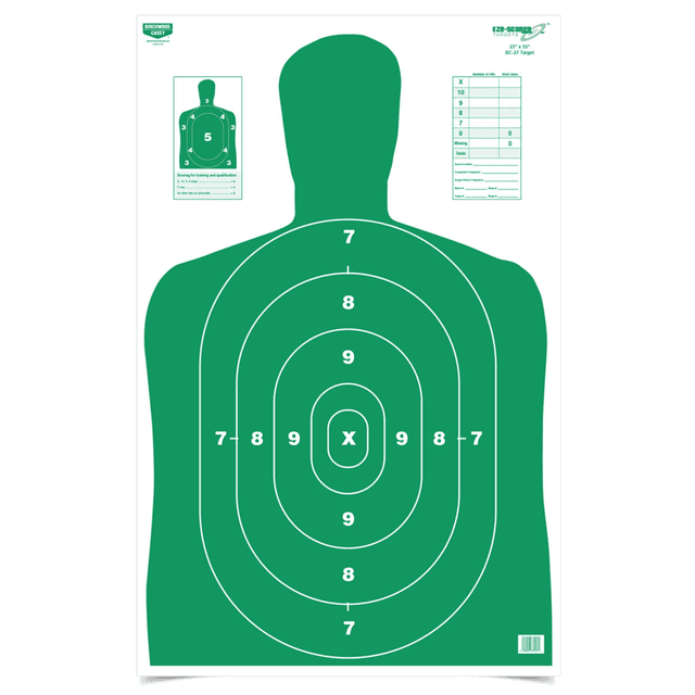 Bc Eze-scorer Bc27 Grn 23x35 Paper Tgt