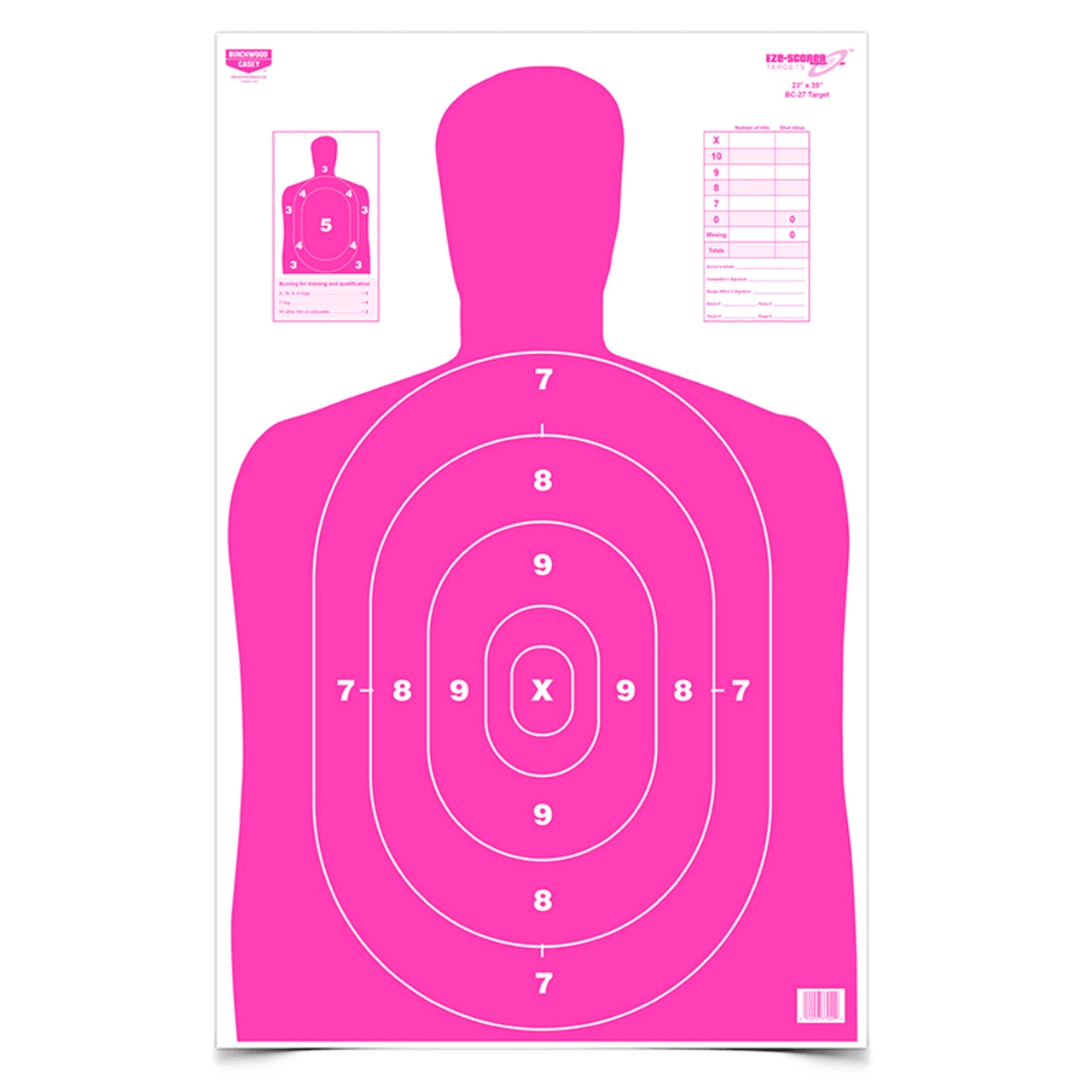 Bc Eze Scorer 23x35 Bc27 Pink Target 5pk