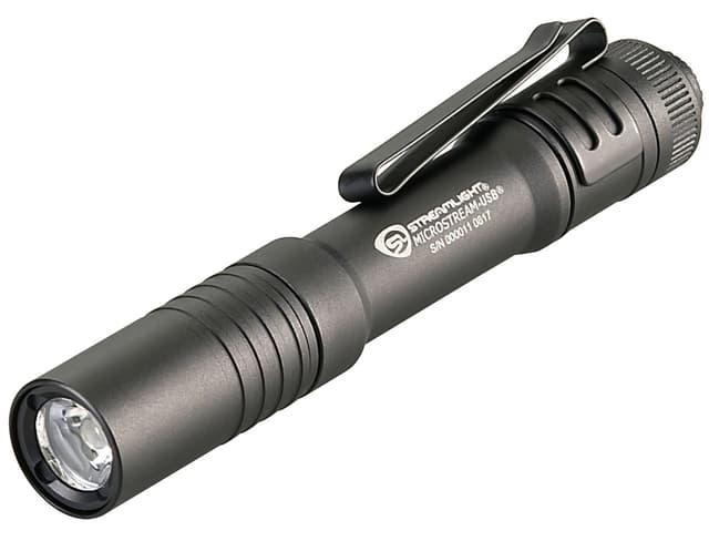 Streamlight MicroStream USB Flashlight 250 Lumens Ultra-Compact Rechargeable IPX4 Pocket Light