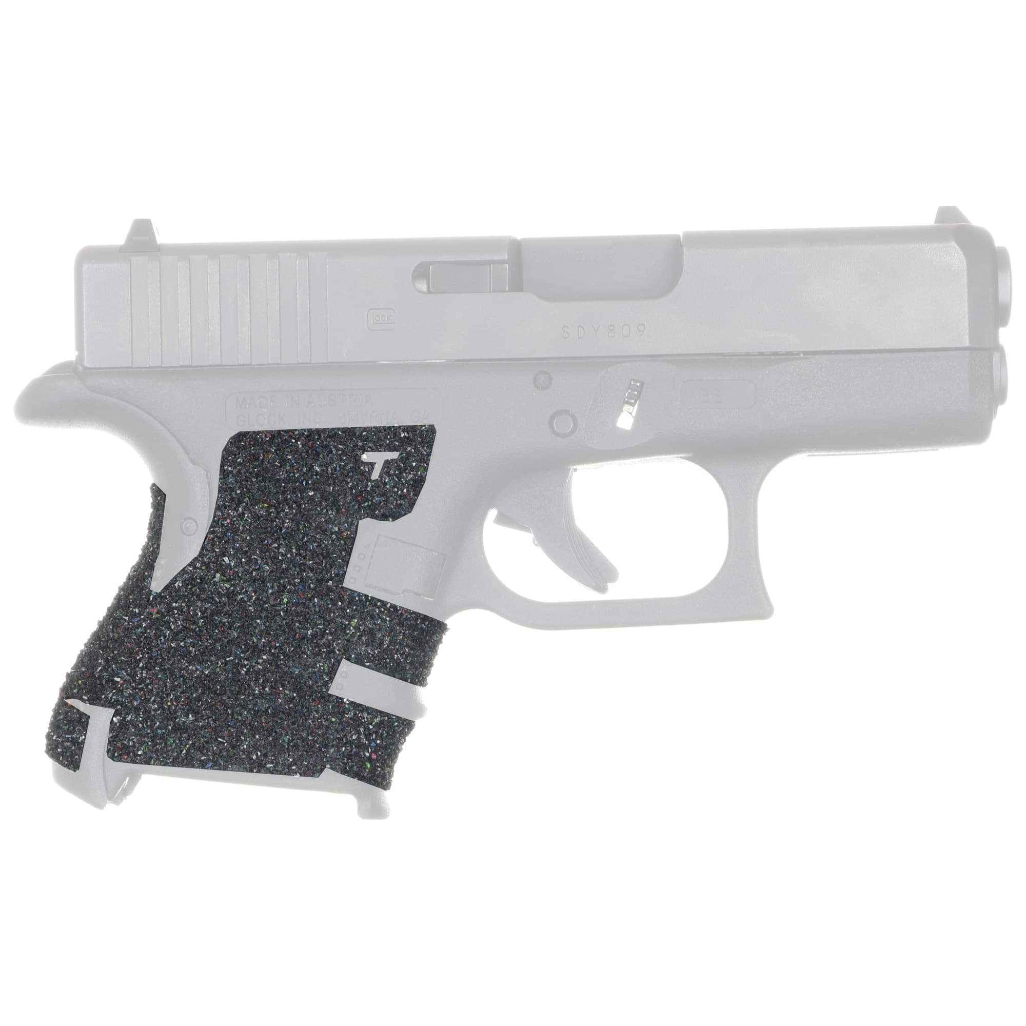 Talon Grips Evolution SubCompact Adhesive Grip for Glock 26 27 28 33 39