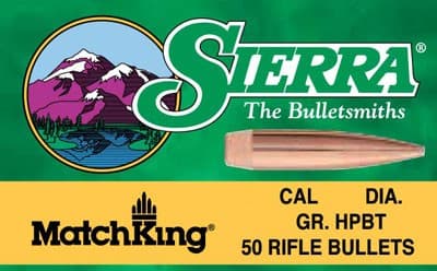 Sierra MatchKing Rifle Bullets 7mm/.284 cal .284" 150 gr HPBT MATCH 100/ct