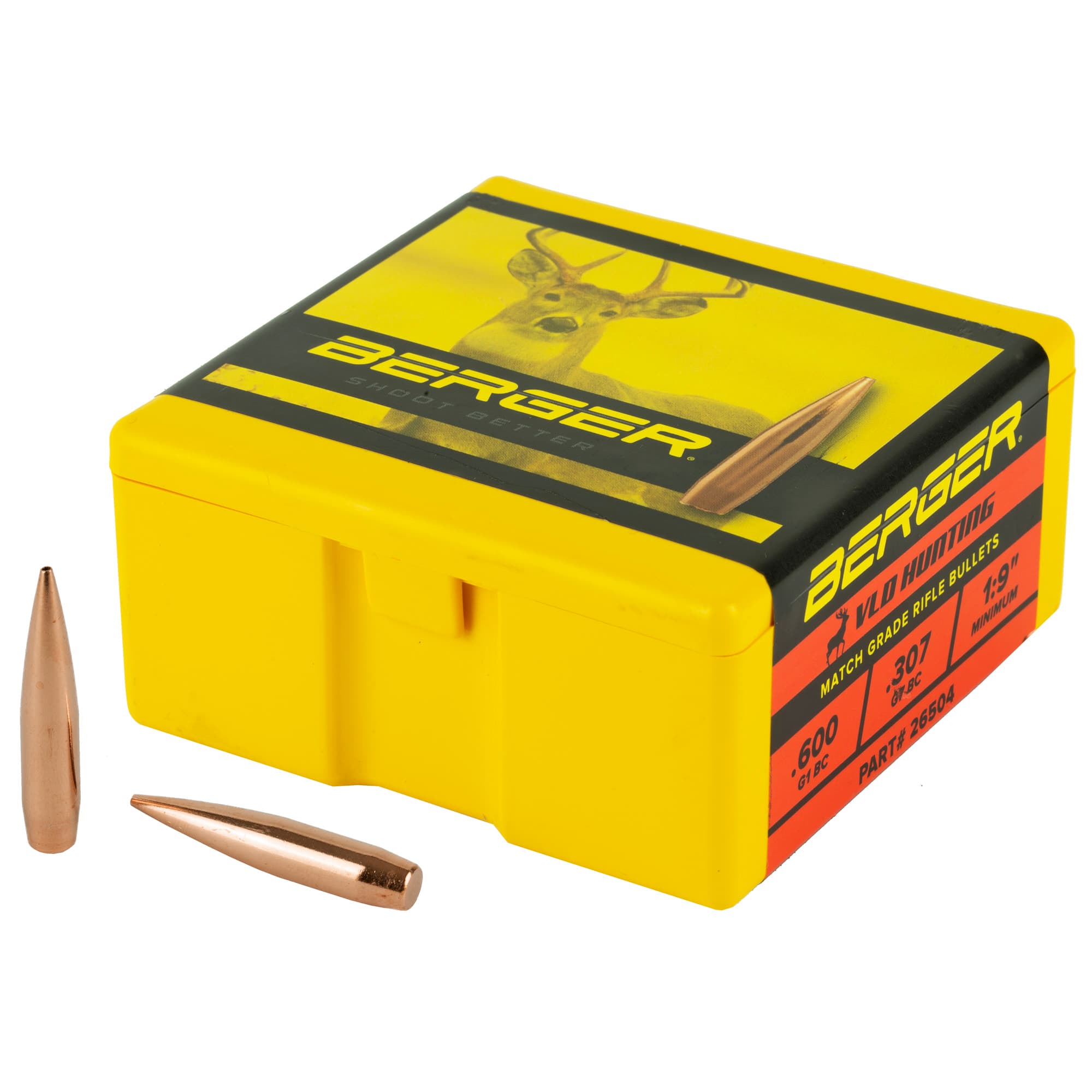 Berger Match Grade Hunting Bullets 6.5mm .264" 140 gr VLD HUNTER 100/box