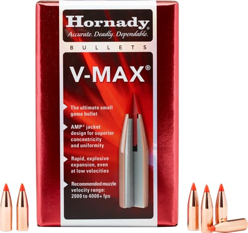 Hornady V-MAX Bullets .17 cal .172" 20 gr V-MAX 100/ct