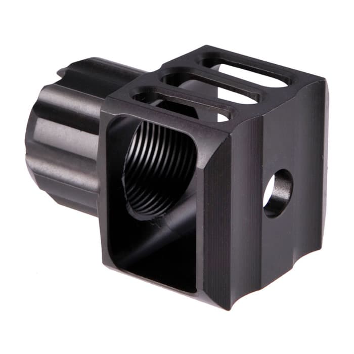 Jmac Customs Muzzle Brake 26 26-1LH Stainless Nitride