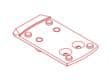 ZRO Delta Modulus Mounting Plate for Shield and JPoint Pattern Optics