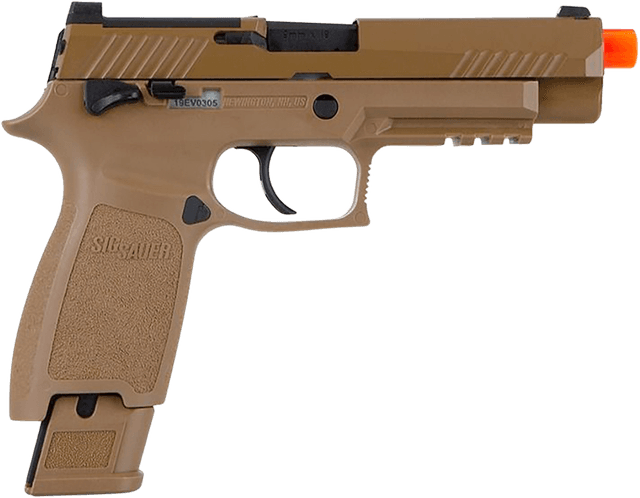 Sig Sauer Airguns AIRPFM17GG Proforce M17 Air Soft Green Gas 6mm 21+1 Coyote Polymer Grips