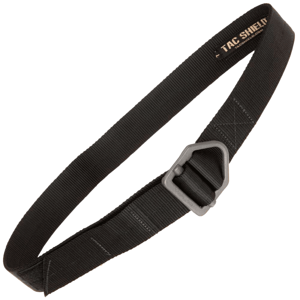 Tacshield T32XLBK Tactical Riggers Belt Black Webbing 42-46" 1.75" Wide Rigger Buckle Closure