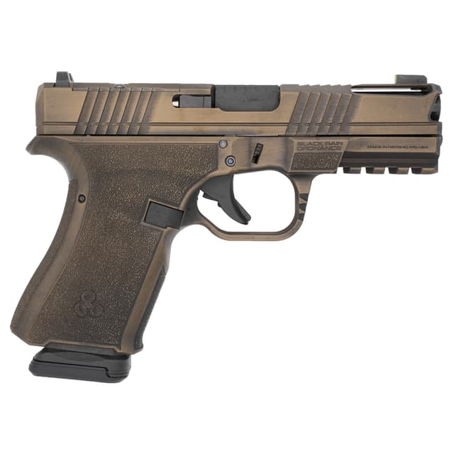 Black Rain Ordnance FLP9MMBB Compact Frame 9mm 15+1 4" Stainless Steel Slide