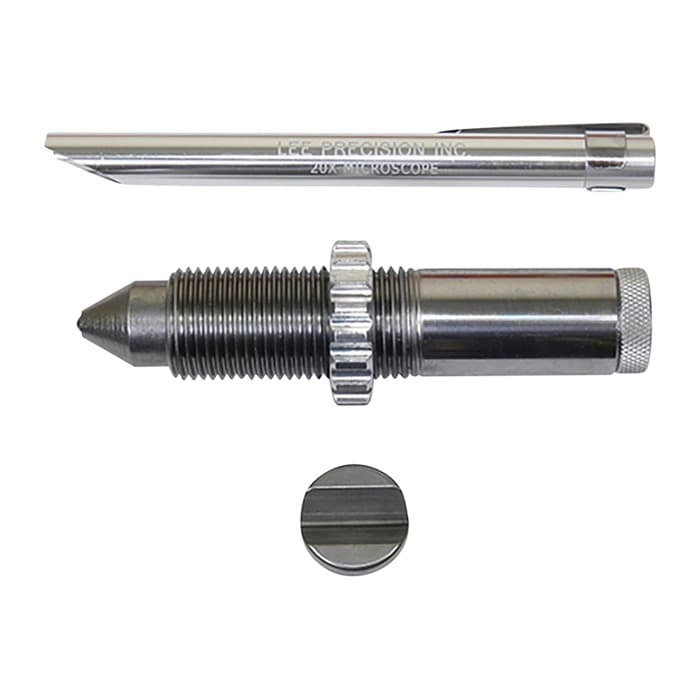 Lee Precision 90924 Lead Hardness Test Kit 3 Piece Multi-Caliber 1 Bullet 0.68 lbs