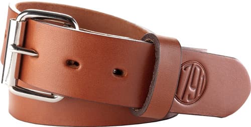 1791 Gunleather BLT013842CBRA 01 Gun Belt Classic Brown Leather 38/42 1.50" Wide Buckle Closure