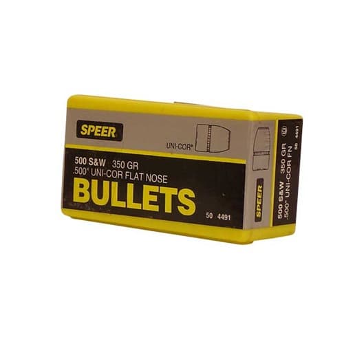 Speer Deep Curl Handgun Hunting Bullets .500 S&W .500" 350 gr DCSP 50/ct