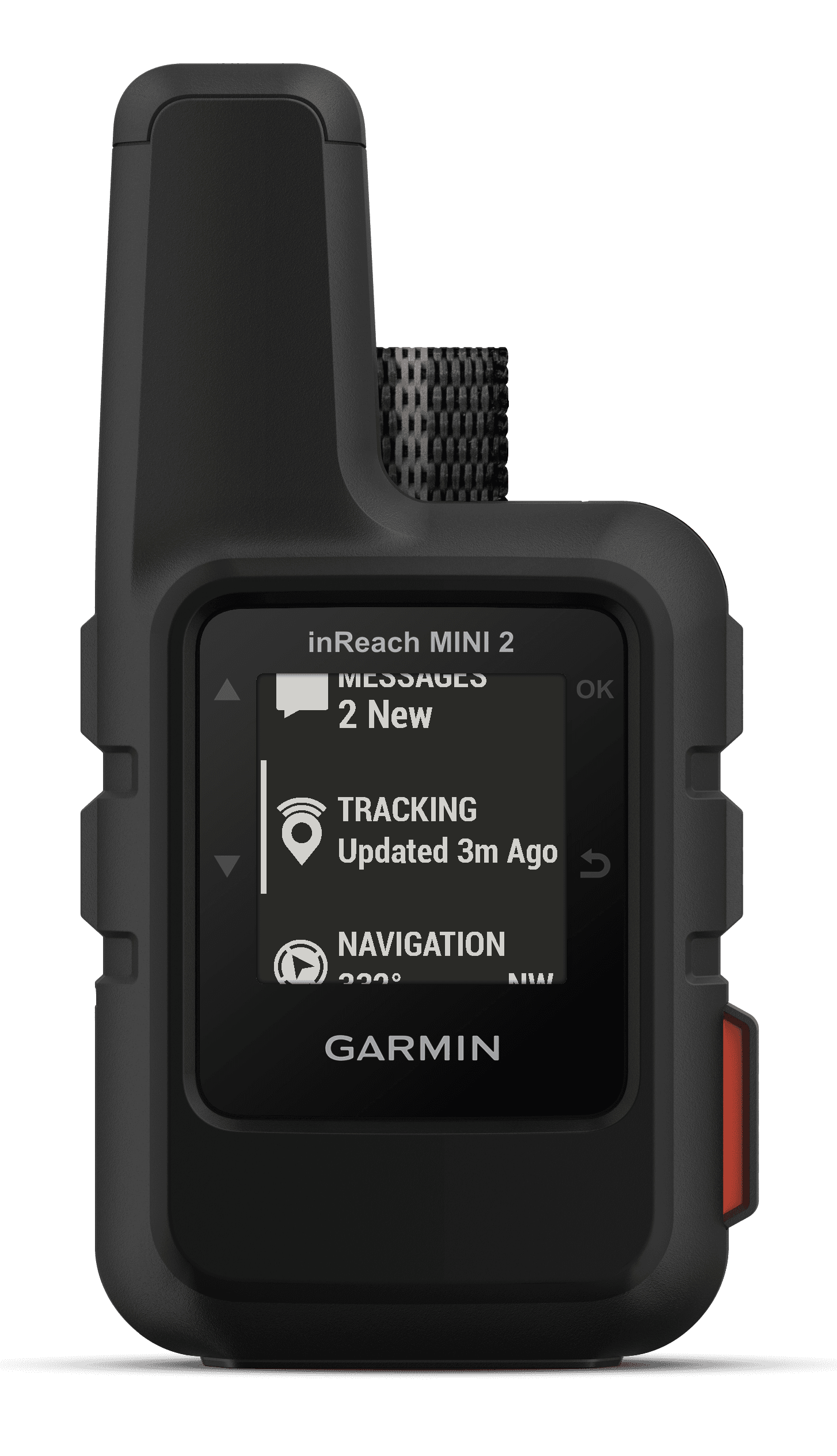 Garmin 010-02602-01 inReach Mini 2 Satcom Communication/SOS/Maps Black Internal Rechargeable Lithium Battery Bluetooth/ANT+ GPS Yes