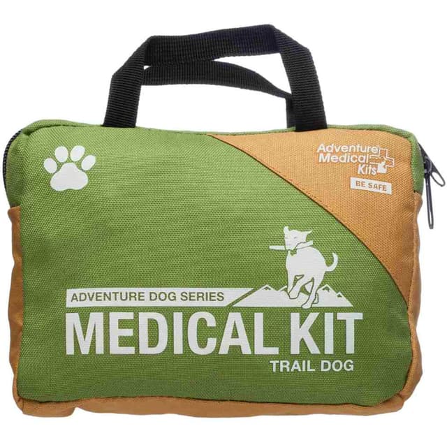 Adventure Medical Kits 01350115 Adventure Trail Dog Medical Kit Treats Injuries Green