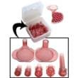 MTM Case-Gard AF7 Universal Powder Funnel Kit Red Multi-Caliber Plastic
