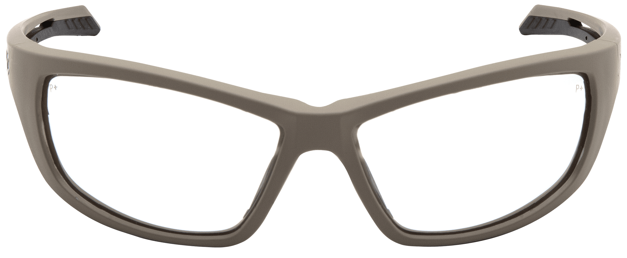 Pyramex VGST1310T Howitzer Glasses Clear Lens Anti-Fog Tan Frame