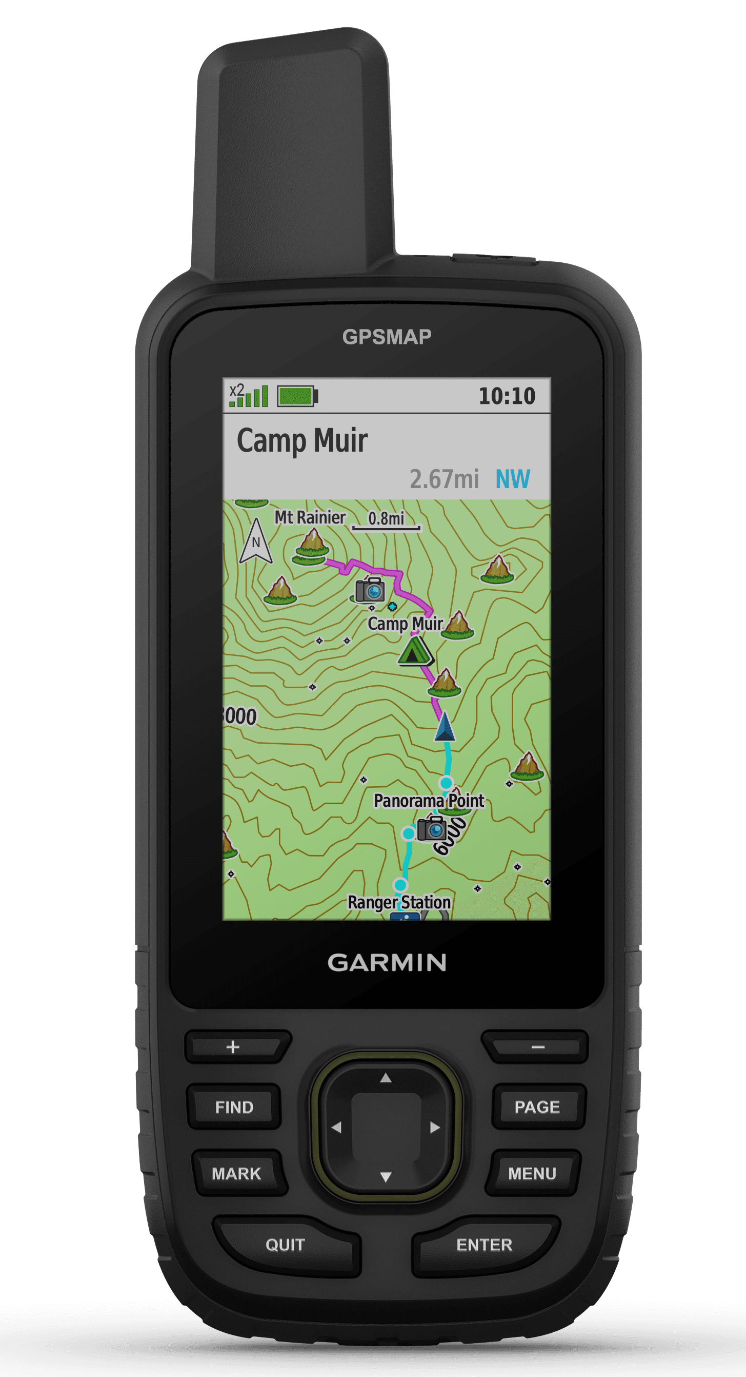 Garmin 0100281300 GPSMAP 67 Maps Up to 32GB/MicroSD Card Memory Black 3" Transflective Colot TFT Display, Compatible w/ Garmin Explore App & Garmin Connect Mobile Features Preloaded Maps