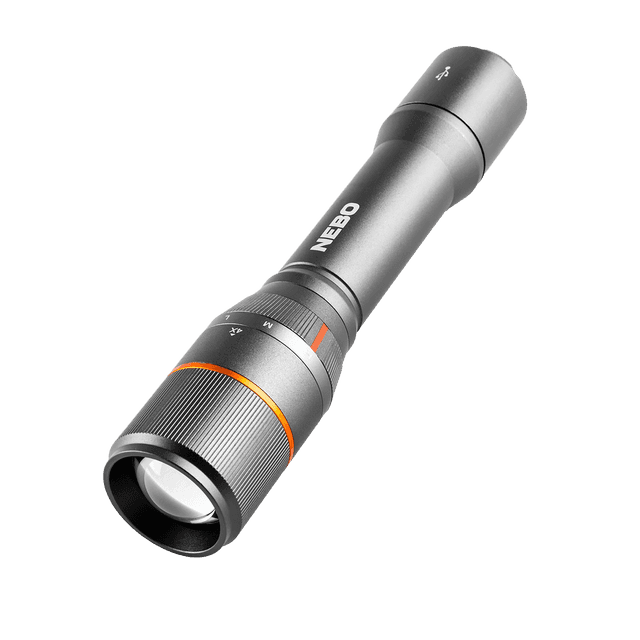 Alliance Davinci 2000 Flashlight Gray 200/800/2000 Lumens Rechargeable 18650 Ip67