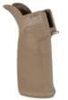 Mission First Tactical Engage AR15 M16 Pistol Grip 15 degree No Finger Grooves