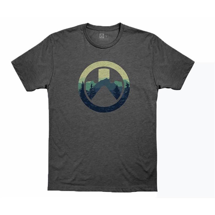 CASCADE ICON LOGO CVC T-SHIRT CHARCOAL HEATHER X-LARGE