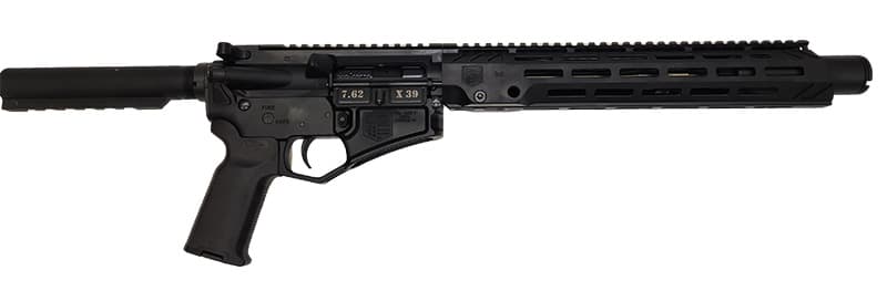 Diamondback DB15 Diamond Pistol 7.62x39 10in 30rd Gray finish Tailhook Brace