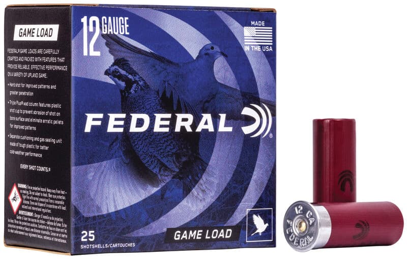 Federal Game-Shok 12 Gauge 2.75" 1 Ounce #7.5 Shot 25 Rounds