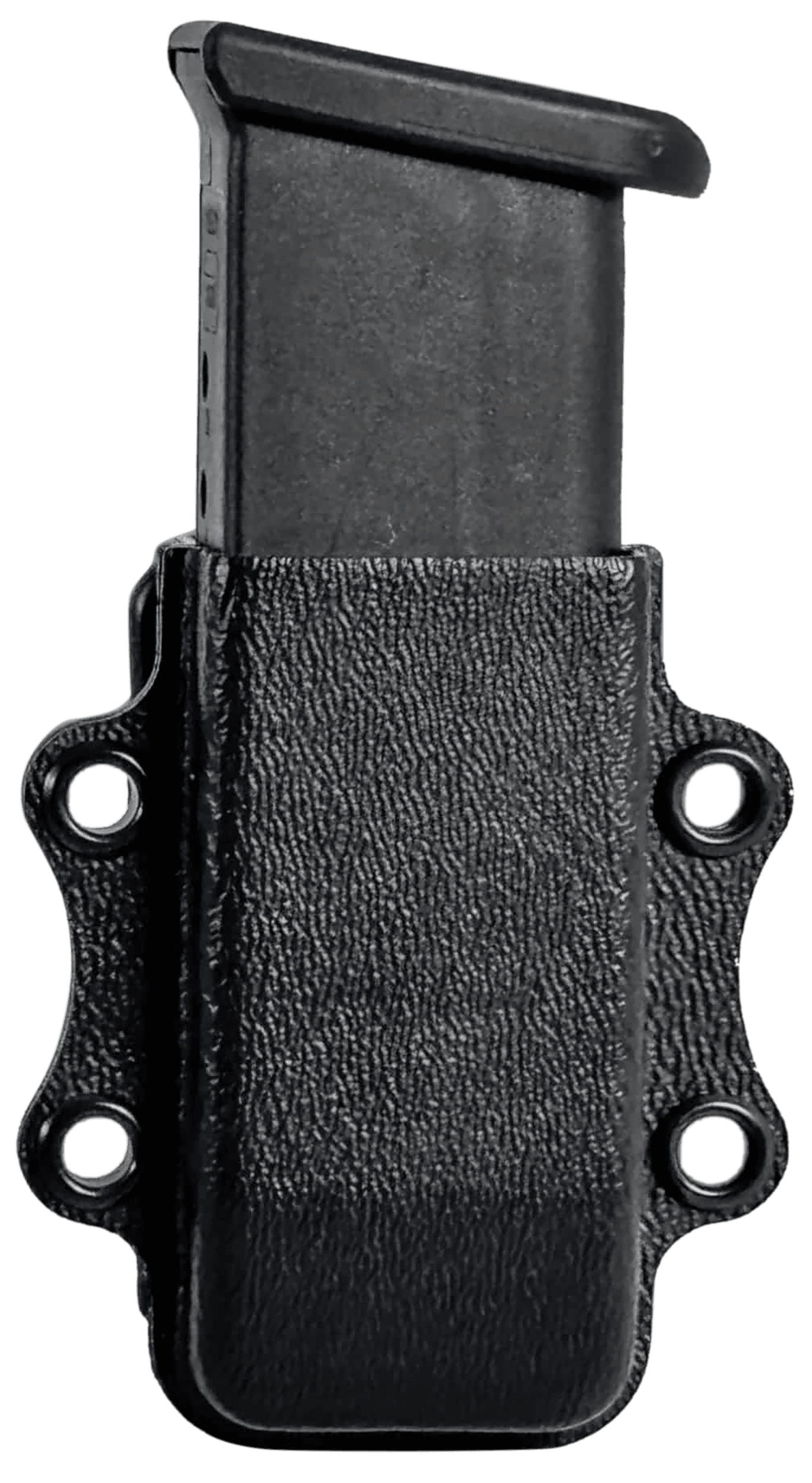 1791 Gunleather TACMAGIWB1.2BLKA Kydex Micro Compact Mag Carrier IWB Black Belt Clip Mount