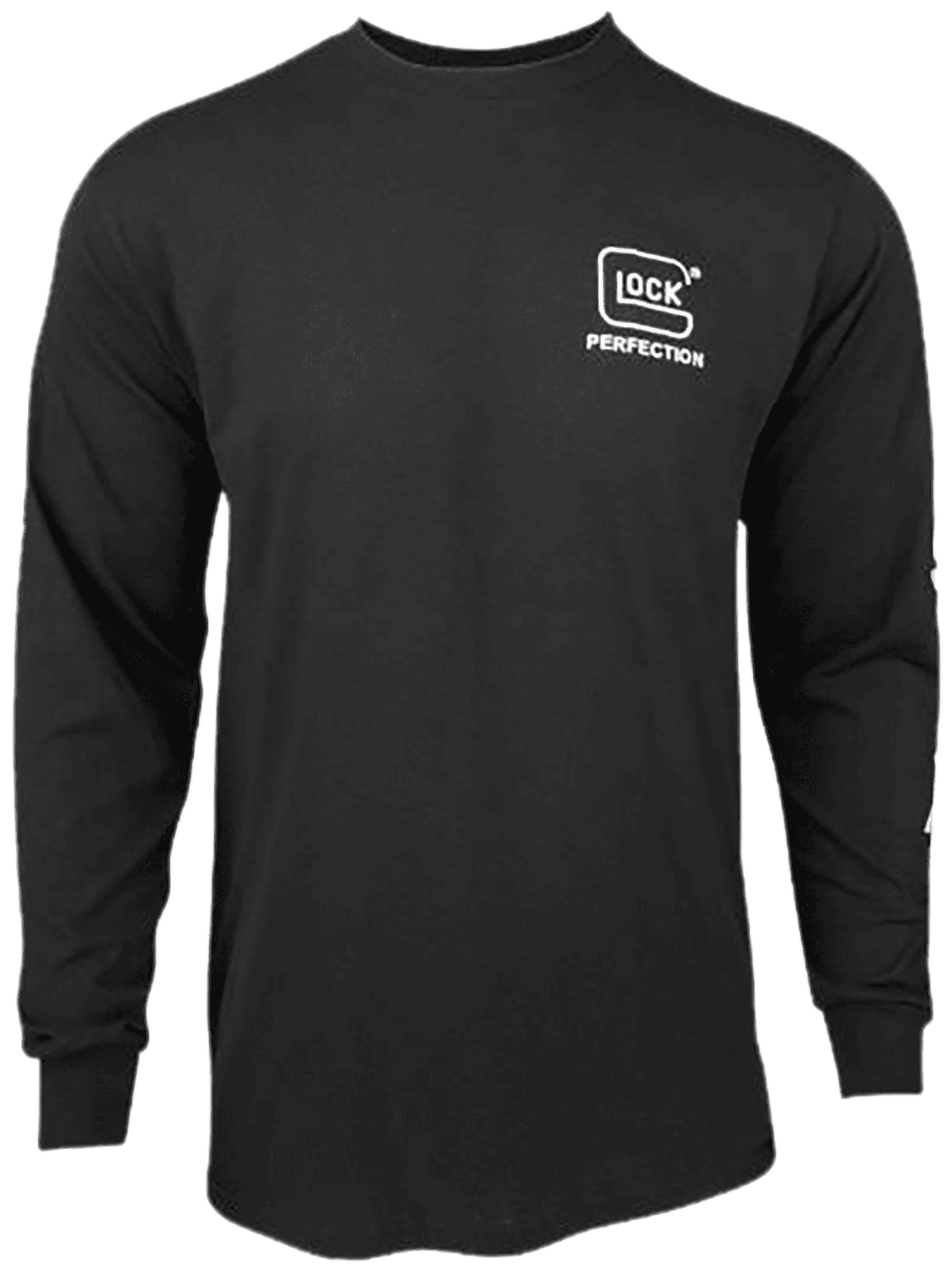 Glock AP96102 Perfection Long Sleeve Tee Black Pre-Shrunk Cotton Long Sleeve 2XL