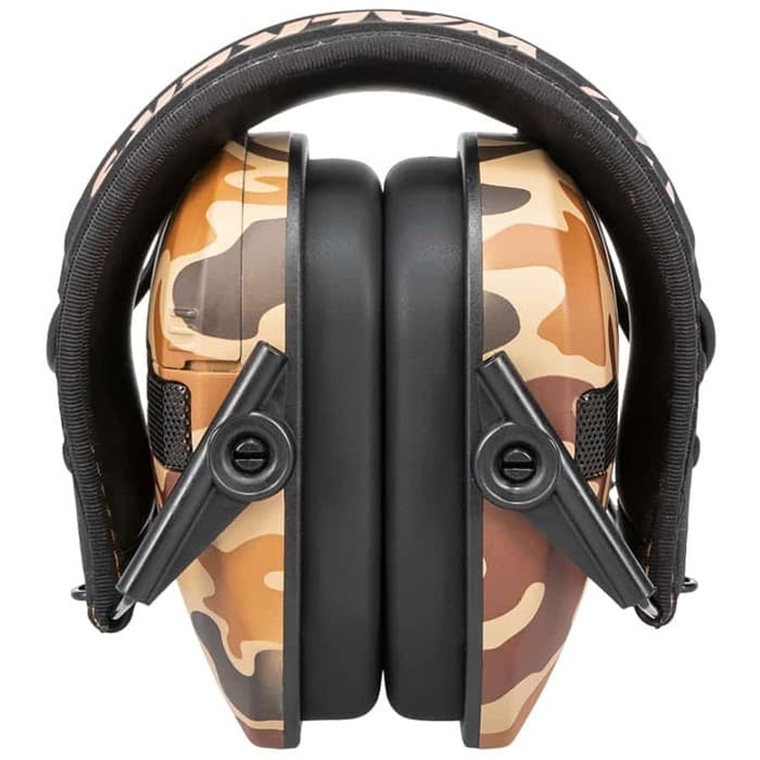 Walker's GWPRSEMDCMO Razor Slim Electronic Muff 23 dB Over the Head Duck Camo