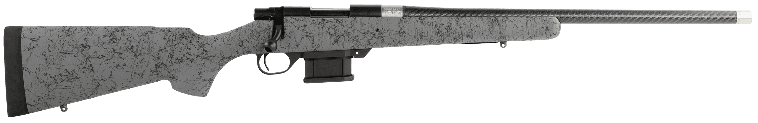 Howa HHSCF6ARCGRYBLK M1500 Mini Action Full Size 6 ARC 5+1 20" Black Threaded Barrel Matte Blue Steel Receiver HS Precision Gray Synthetic Stock