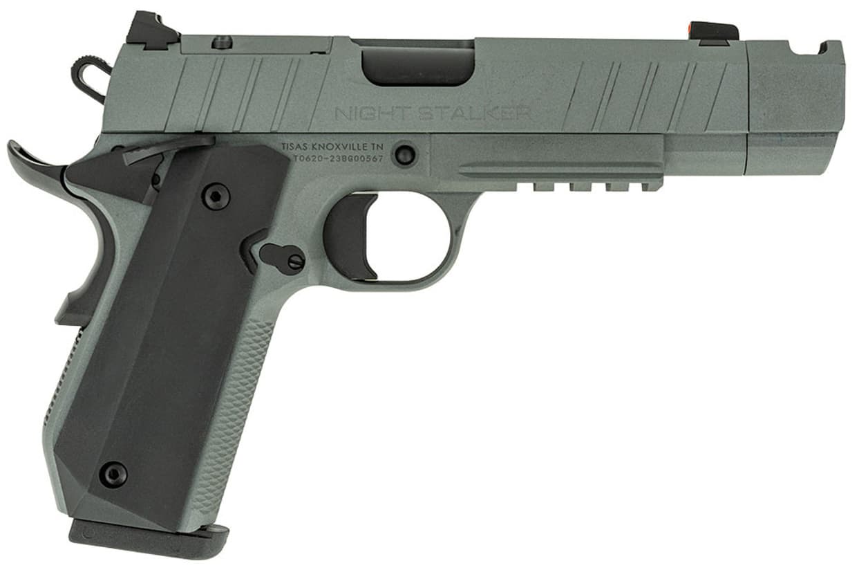 SDS Imports Tisas 1911 Nightstalker 45 ACP 4.25 Inch Gray Semi-Automatic Pistol