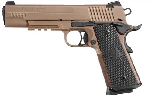 Sig Sauer 1911 Emperor Scorpion 45 ACP 5 inch 8 Rounds Flat Dark Earth
