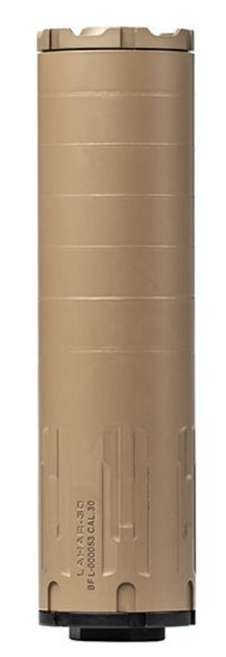Aero Precision Lahar-30 5.56-300 Win Mag Rifle Suppressor 5/8-24 FDE