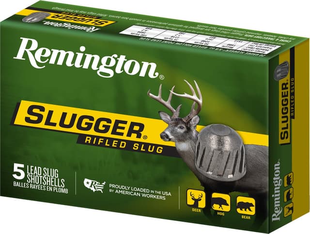 Remington Slugger 16 Gauge 2.75 Inch Lead Slug 4/5 Ounce 5 Rounds