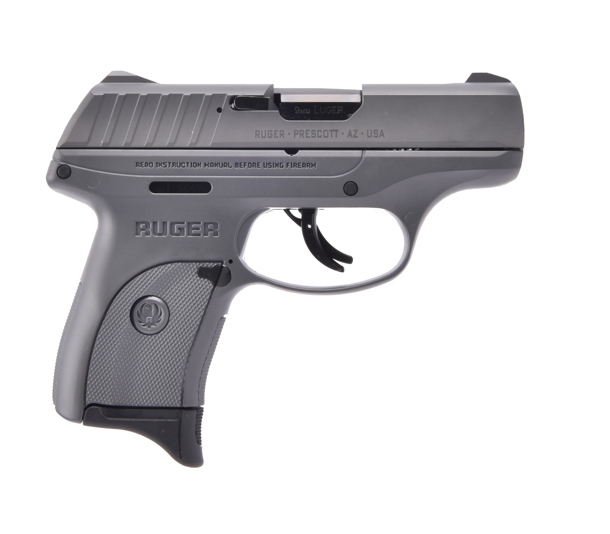 Ruger EC9s 9mm 3.12" 7 Rounds Elite Concrete