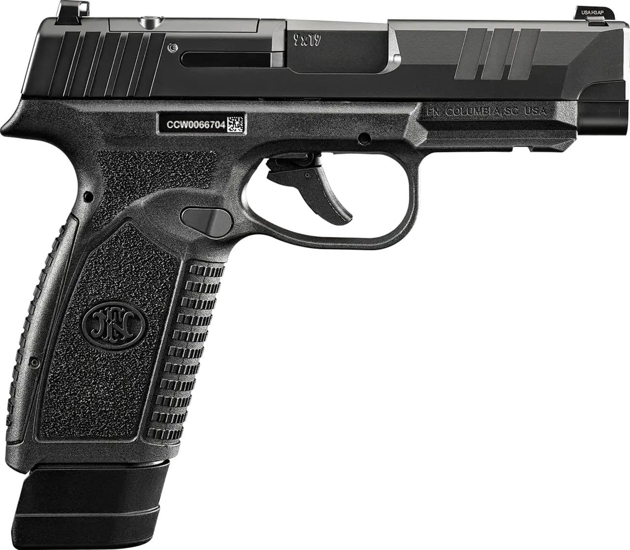 Fn Reflex Xl Micro Red Dot 9mm Luger 3.80 in 15+1 18+1 Matte Finish