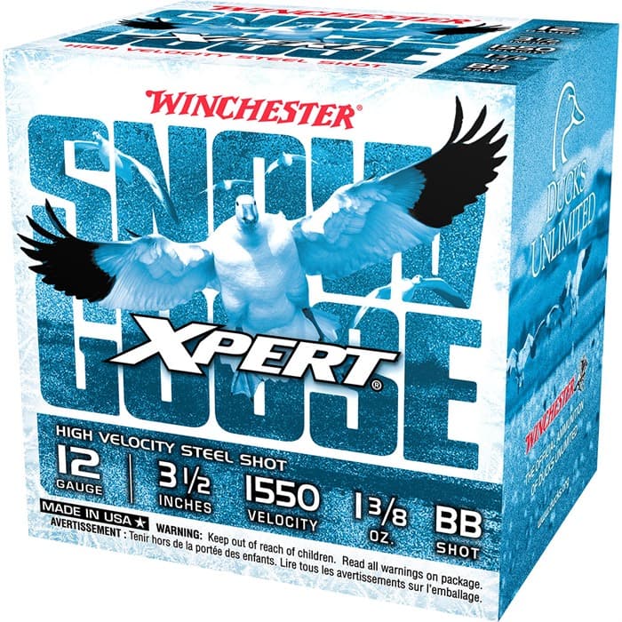 Winchester Xpert Snow Goose Steel, 12 Gauge, BB Shot, 1 3/8 Ounce, 25 Rounds