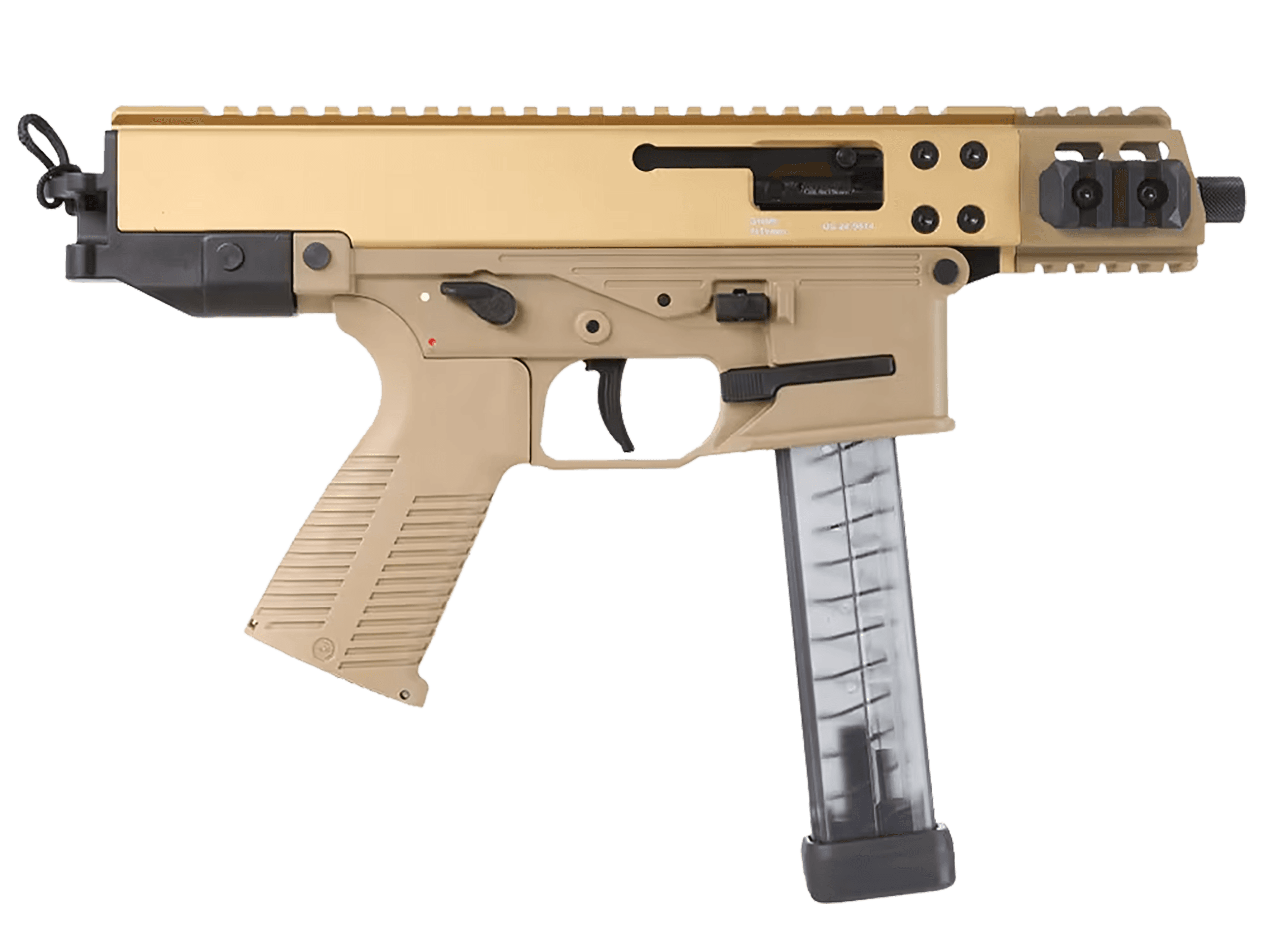 B&T GHM 9mm Luger 4.30" 30+1 Coyote Tan Cerakote