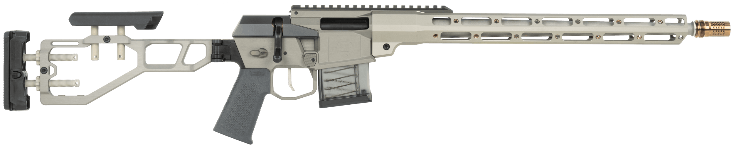 Q LLC Mini Fix 300 AAC Blackout 16" 6.60 lbs Anodized Tapered Threaded Barrel
