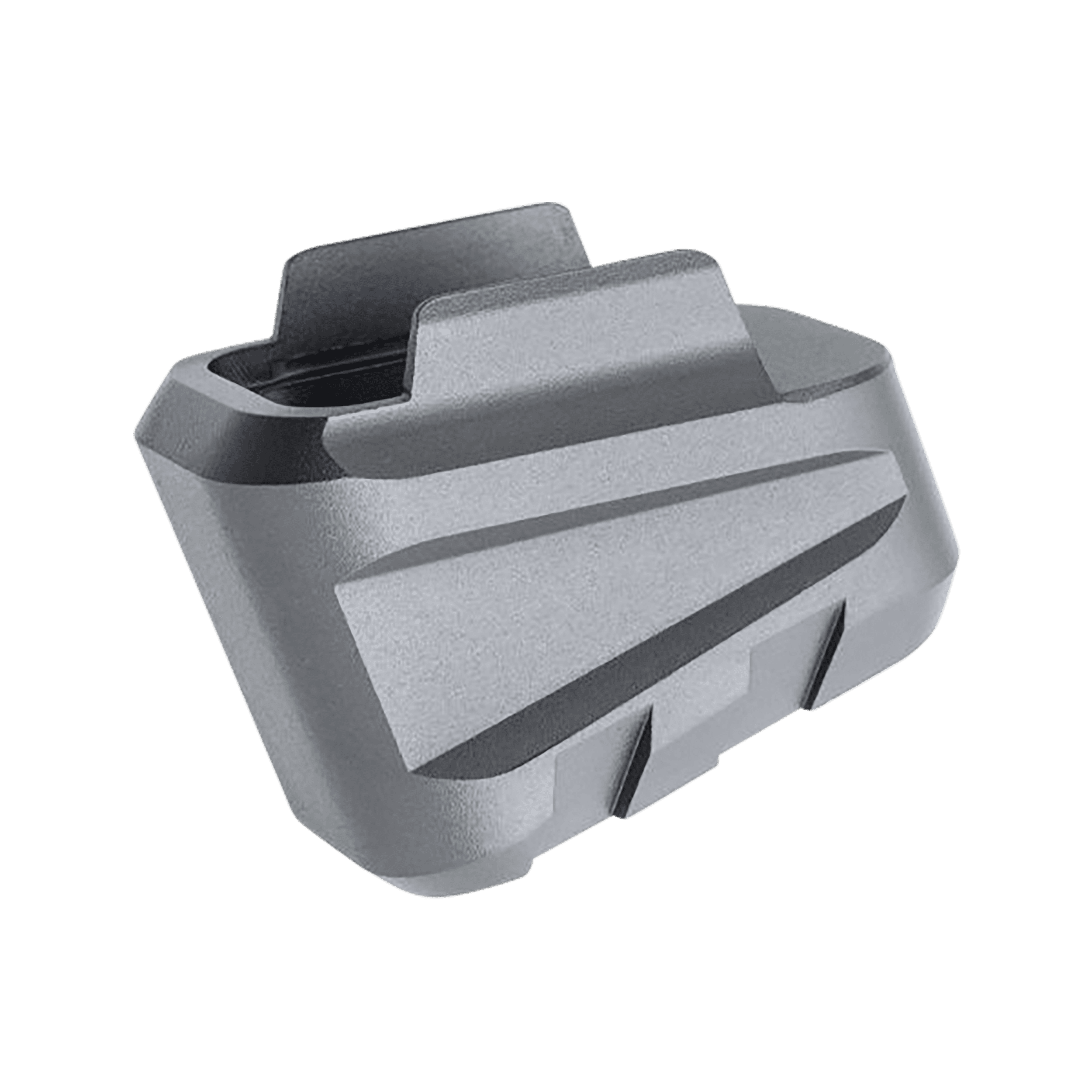 Tyrant CNC TDP320MAGEXGREY Magazine Extension Fits Sig P320 5rd Grey Aluminum